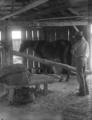 Interior, Bybee Pottery, horse-powered