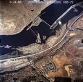 The Dalles Dam at the Columbia River: 1988 Aerial Photographs: 616060C