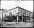 Russel Building, 4th and Yamhill, Portland. Clothing store on corner.