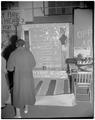 Soils Club exhibit during Senior Weekend, circa 1955