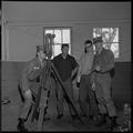 ROTC students using periscope binoculars, circa 1955