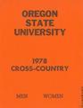 1978 Oregon State University Men's and Women's Cross Country Media Guide