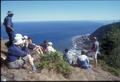 Heritage Expedition atop Cape Perpetua, Robert Kentta talking to expedition(2)