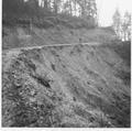 View of a large slide along the Scott Creek road