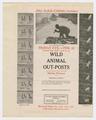 Advertisement for "Wild animal outposts" lecture