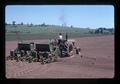 Bean planting equipment in use, Oregon, 1975