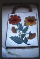Beaded handbag, flowers, artist Matilda Mitchell