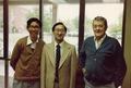 Professor Liangsu Gao, Dr. E. J. Kanemasu, and Dale N. Moss, 1982
