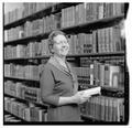 Louise Millirin, OSU librarian, April 1962