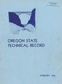 Oregon State Technical Record, January 1936