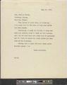 Letter to Mrs. John E. Flurry from Gertrude Bass Warner