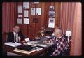 Carey Strome and Rex Warren in Strome's office, Junction City, Oregon, circa 1965