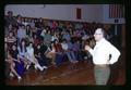 Julius Binder speaking to Madras Junior High students, Madras, Oregon, February 1972