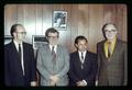 Dr. Wood, Ed Slezak, Sodthomsit, and Robert W. Henderson, Oregon State University, Corvallis, Oregon, circa 1970