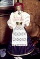 20 in doll dressed in costume of Reigi, Estonia region