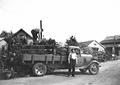 WPA truck and crew loading scrap at Toledo scrap pile