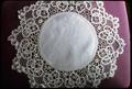 16 inch diameter circle done with Battenberg lace by Mrs. John (Lillian) Groat, Tillamook, 1903