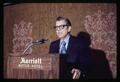 Secretary of Agriculture Clifford Hardin speaking at National Agriculture Communication Service meeting, January 1971