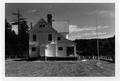 Assistant keepers house before 1980�s restoration. 3 story house with fence.