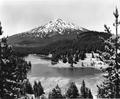 Todd Lake and Mt. Bachelor, high in the Cascade Range