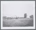 Train engine and cars, circa 1890