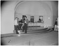 Speech and Dramatics exhibit during Senior Weekend, circa 1955