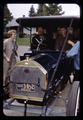 Dr. G. Burton Wood, Ramona Wood, and Mrs. Kirby in Marmon car, Corvallis, Oregon, circa 1965