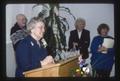 Speaker at College of Agriculture event, Oregon State University, Corvallis, Oregon, June 19, 1995