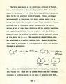 Page one of "On the Proof of Structure and Synthesis of Irone," a review written by J. M. Witt for Chemistry 290, April 1949