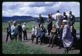 R. E. Fore with tour of Oregon Bankers Association, Corvallis, Oregon, circa 1965