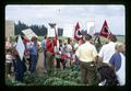 Chicano strawberry workers picketing North Willamette Experiment Station, Oregon State University, Aurora, Oregon, circa 1972