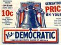 Image from a letter addressed to Young Democratic Club Presidents, circa 1936