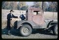 Dr. Ralph Bogart with jeep, 1964