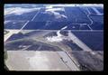 Aerial view of burned grass seed fields near airport, Corvallis, Oregon, September 1969