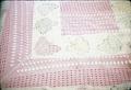 Double bed crocheted bedspread made by Marie Smith in 1930s, 98 x 109 inches approximately