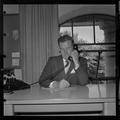 Dr. George W. Cochran on phone at American Institute of Biological Sciences national convention, August, 1962
