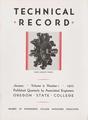 Oregon State Technical Record, January 1932