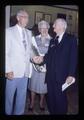 Roberta Nelson, Linus Pauling, and another, Corvallis, Oregon, 1987