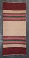 Textile panel of hand-woven cotton in pale pink