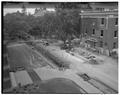 Heat tunnel construction at the southeast corner of Commerce Hall, September 5, 1951