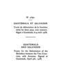 Treaty for the delimitation of the boundary between Guatemala and El Salvador