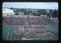High school bands in Parker Stadium, Oregon State University, Corvallis, Oregon, 1975