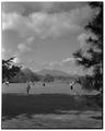 Marys Peak from recreational area behind Women's Building, 1939