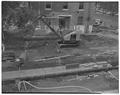 Heat tunnel construction between Commerce and Social Science Halls, September 5, 1951