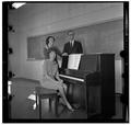 Music Department faculty Joseph Brye, Mary Ann Megale, and Paula Schmidt, February 1964