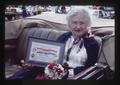 Bicentennial Parade Grand Marshall Mollie Strand, Corvallis, Oregon, 1976