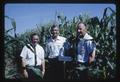 Men at sweet corn fertilizer trial on Jackson Farm, Corvallis, Oregon, 1966