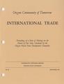 Oregon Community of Tomorrow: International Trade, December 1971