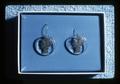 Merc dime earrings by Harry J. La Grew, Oregon, 1974