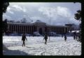 Snow on Memorial Union, Oregon State University, Corvallis, Oregon, January 1971